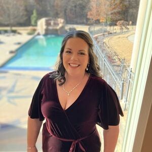 Wine colored velvety long dress